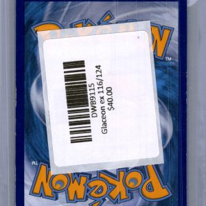 Glaceon EX 116/124, Fates Collide Pokemon card - alternate view