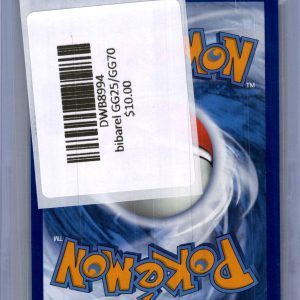 Bibarel GG25/GG70, Crown Zenith Pokemon card - alternate view