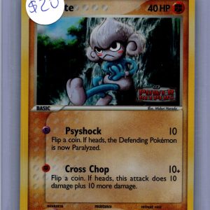 Meditite 55/108 Stamped, Power Keepers Pokemon card