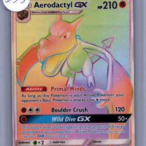 Aerodactyl GX 244/236, Unified Minds Pokemon card