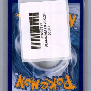 Alakazam EX 25/124, Fates Collide Pokemon card - alternate view