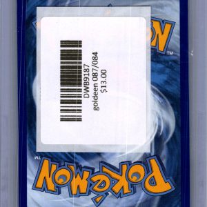 Goldeen 087/084, Pitch Black Pokemon card - alternate view
