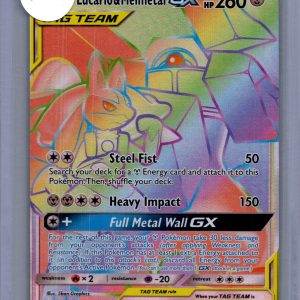 Lucario and Melmetal GX 224/214, Unbroken Bonds Pokemon card