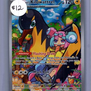 Iono's Kilowattrel 163/159, Journey Together Pokemon card
