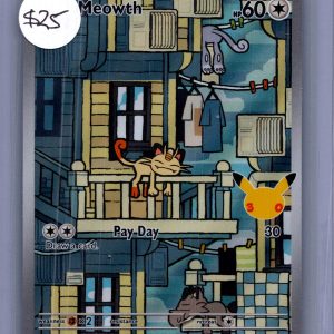 meowth 144/128 Pokemon card