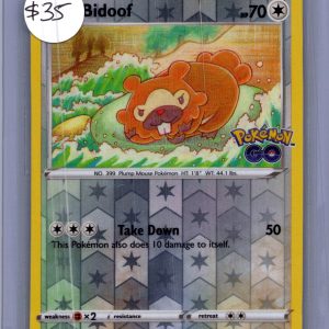 Bidoof 059/078 (Ditto), Pokemon Go Pokemon card