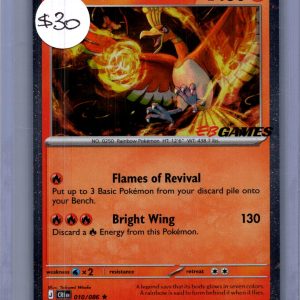 Ho-Oh 010/086 EB GAMES Stamped, PROMO Pokemon card