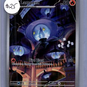 Lampent 102/086, White Flare Pokemon card