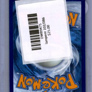 Lampent 102/086, White Flare Pokemon card - alternate view