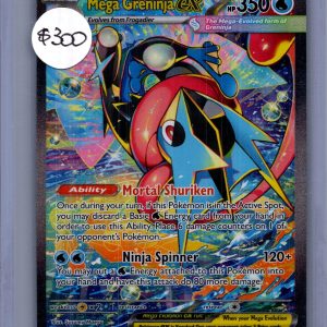 Mega Greninja EX 116/086, Chaos Rising Pokemon card