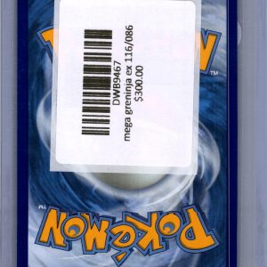 Mega Greninja EX 116/086, Chaos Rising Pokemon card - alternate view