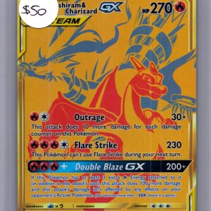 Reshiram and Charizard GX SM247, PROMO Pokemon card