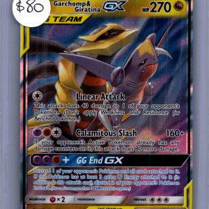 Garchomp and Giratina GX 146/236, Unified Minds Pokemon card