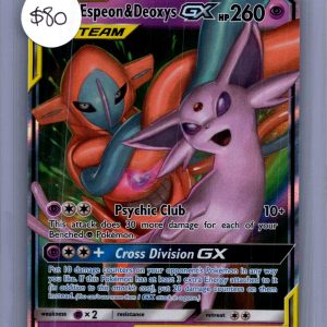 Espeon and Deoxys GX 72/236, Unified Minds Pokemon card