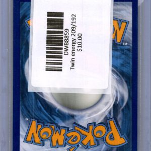 Twin Energy 209/192, Rebel Clash Pokemon card - alternate view