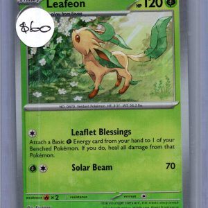 Leafeon 005/131, Prismatic Evolutions Pokemon card