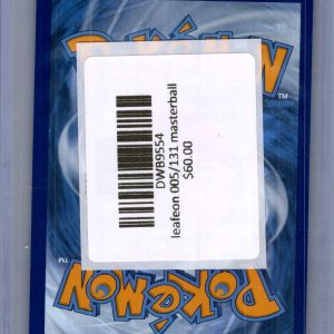 Leafeon 005/131, Prismatic Evolutions Pokemon card - alternate view