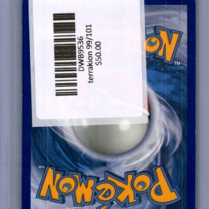 Terrakion 99/101, Noble Victories Pokemon card - alternate view