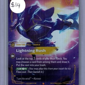 Lightning Rush 156/166, Riftbound Vendetta Riftbound trading card