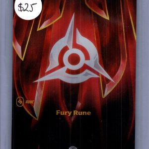 Fury Rune R01B, Riftbound Vendetta Riftbound trading card