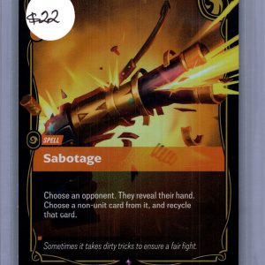 sabotage 156/298 Pokemon card