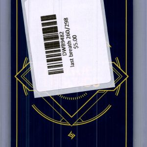 Last Breath 260/298, Riftbound Origins Riftbound trading card - alternate view