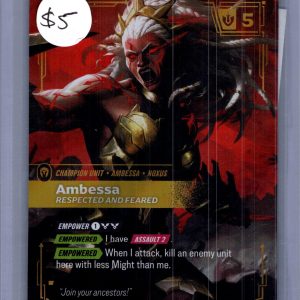 Ambessa 136a/166, Riftbound Vendetta Riftbound trading card