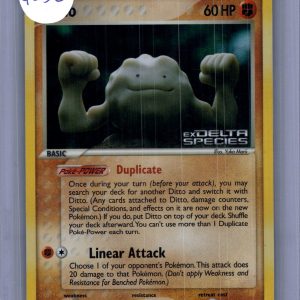 Ditto 62/113 stamped, Vintage Singles Pokemon card