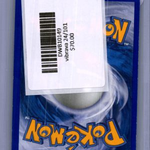 Vibrava 24/101, Vintage Singles Pokemon card - alternate view