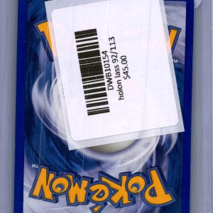 Holon Lass 92/113, Vintage Singles Pokemon card - alternate view