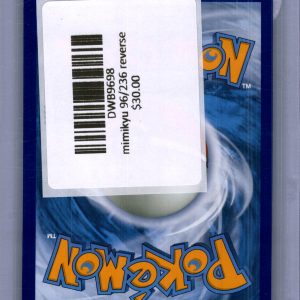 Mimikyu 96/236 Reverse Holo, Cosmic Eclipse Pokemon card - alternate view