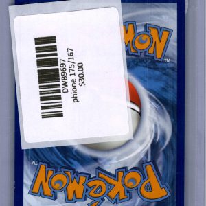 Phione 175/167, Twilight Masquerade Pokemon card - alternate view