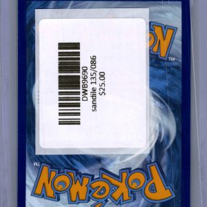 Sandile 135/086, Black Bolt Pokemon card - alternate view
