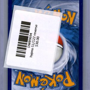 hypno 51/122 reverse Pokemon card - alternate view