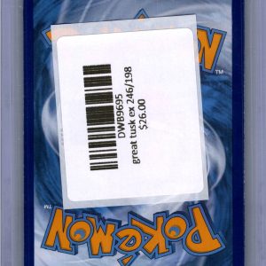 Great Tusk EX 246/198, Scarlet Violet Pokemon card - alternate view
