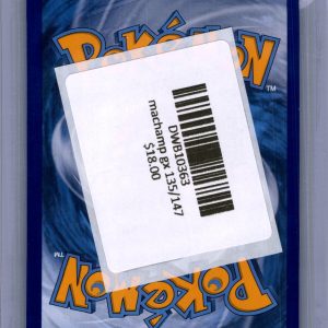 Machamp GX 135/147, Burning Shadows Pokemon card - alternate view