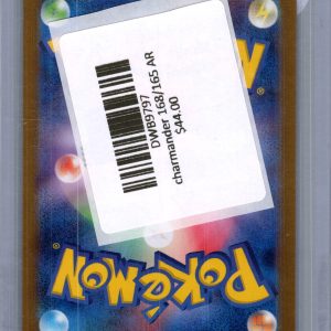 Charmander 168/165 AR, Japanese Singles Pokemon card - alternate view