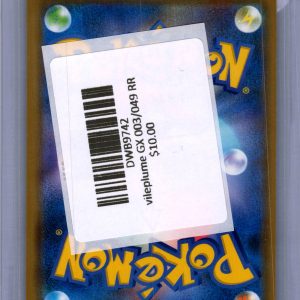 Vileplume GX 003/049 RR, Japanese Singles Pokemon card - alternate view