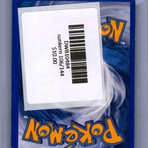 Sunkern 106/144, Vintage Singles Pokemon card - alternate view