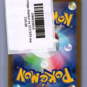 Mega Diancie EX 227/193 MA, Japanese Singles Pokemon card - alternate view