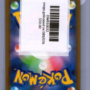 Mega Golisopod EX 089/076 SR, Japanese Singles Pokemon card - alternate view
