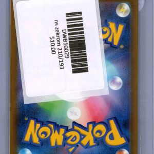 N's Zekrom 210/193 AR, Japanese Singles Pokemon card - alternate view
