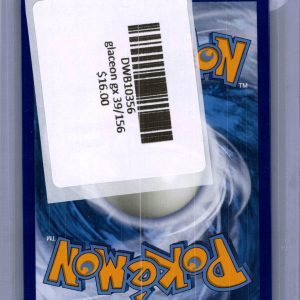 Glaceon GX 39/156, Ultra Prism Pokemon card - alternate view