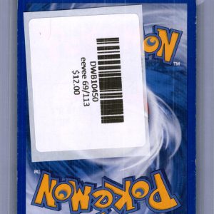 Eevee 63/100, Vintage Singles Pokemon card - alternate view