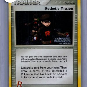 Rocket's Mission 88/109 Stamped, Vintage Singles Pokemon card