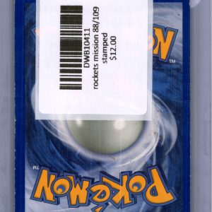 Rocket's Mission 88/109 Stamped, Vintage Singles Pokemon card - alternate view