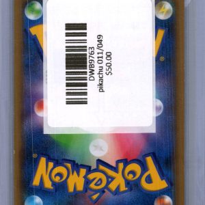 Pikachu 011/049, Japanese Singles Pokemon card - alternate view