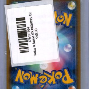 latias and latios GX 060/095 RR Pokemon card - alternate view