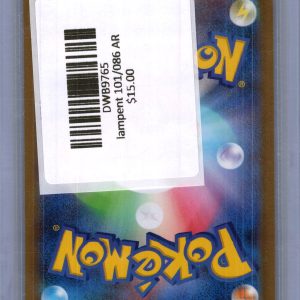 lampent 101/086 AR Pokemon card - alternate view