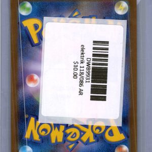 Eelektrik 118/086 AR, Japanese Singles Pokemon card - alternate view